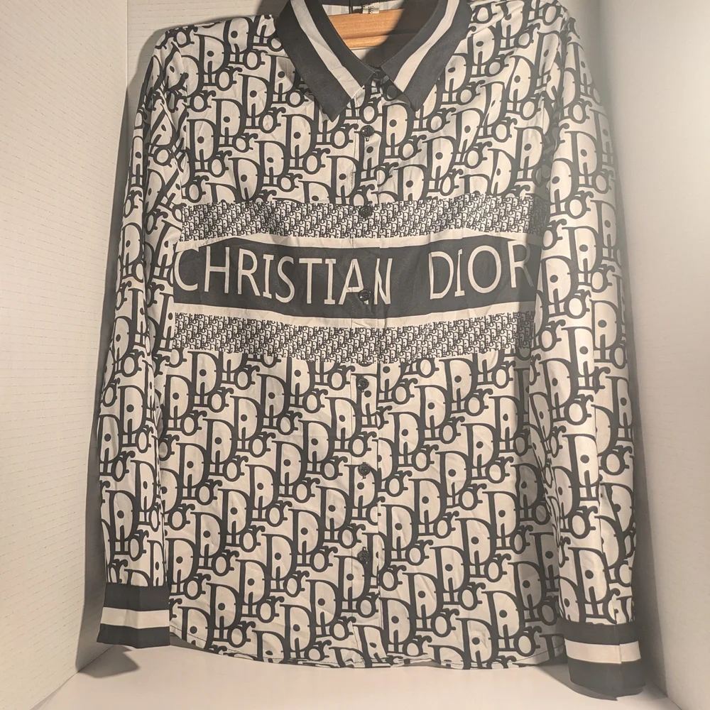Dior Monogram Black and White Blouse - Picture 4 of 4